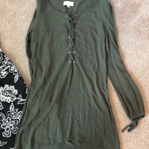 Olive Green Dress